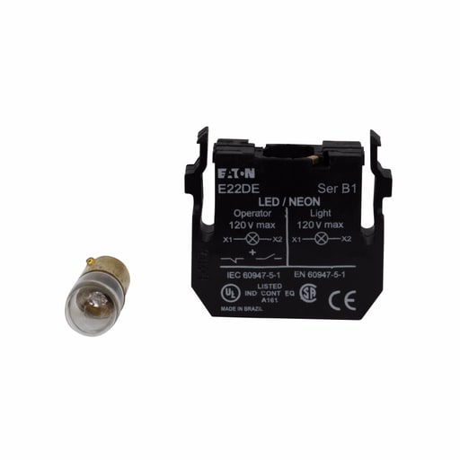 Cutler-Hammer / Eaton - ETN E22D24C PRSTST LGT UNIT 24V 1NO