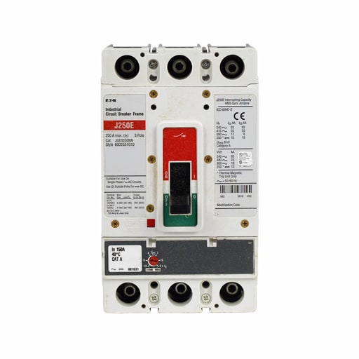 Cutler-Hammer / Eaton - Eaton Electrical JGE3150FAG Series G JG Frame Complete Molded Case Circuit Breaker