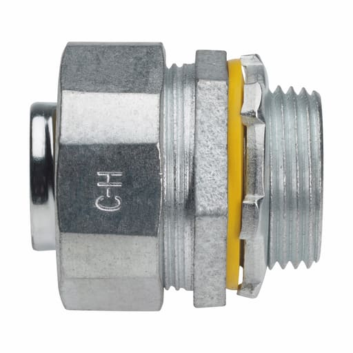 Crouse-Hinds - Crouse-Hinds LTB200 2" Malleable Iron Insulated Straight Liquidtight Conduit Connector