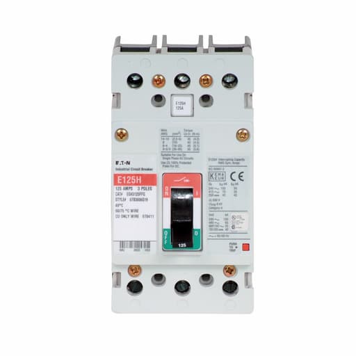 Cutler-Hammer / Eaton - Eaton Electrical EGH3125FFG Series G EG Frame Molded Case Circuit Breaker