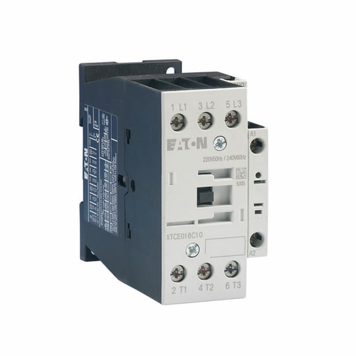 Cutler-Hammer / Eaton - Lincoln Electric XTCE025C10TD 3-Pole 25 Amp 415/440 VAC 1NO Full Voltage Non-Reversing Contactor