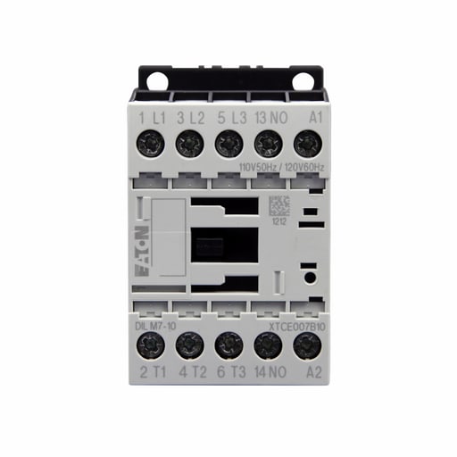 Cutler-Hammer / Eaton - Eaton XTCE032C10A 3-Pole 32 Amp 110/120 VAC 1NO Full Voltage Non-Reversing Contactor