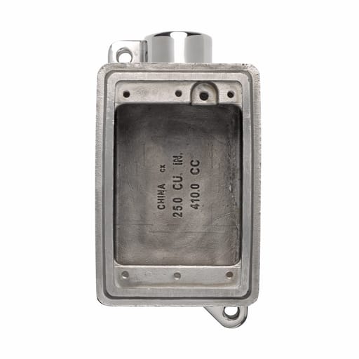 Crouse-Hinds - Croouse-Hinds FD2SS Conduit Device Body, Deep, Stainless Steel, Single Gang, 3/4"