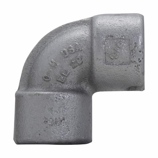 Crouse-Hinds - Crouse-Hinds EL19 1/2" Iron Female 90 Degrees Conduit Elbow