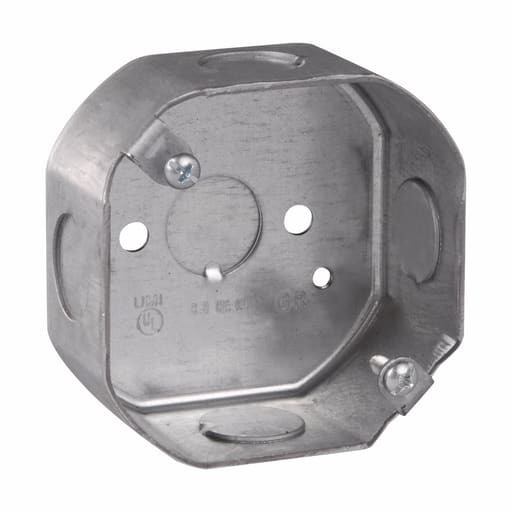 Crouse-Hinds - Crouse-Hinds TP256 3-1/4" x 1-1/2" Steel Octagon Outlet Box
