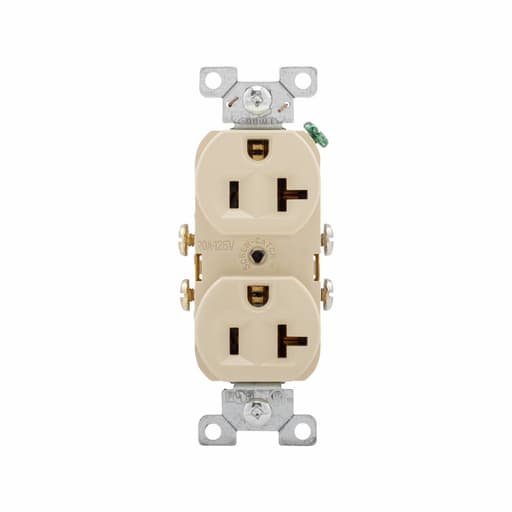 Cooper Wiring Device Arrow/Eagle - Eaton Wiring Devices CR20V 20 Amp 125 Volt Duplex Receptacle