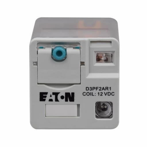 Cutler-Hammer / Eaton - Eaton Electrical D3PF2AT1 24 VDC 470 Ohm DPDT Silver Alloy DC Operated General Purpose Plug-In Relay