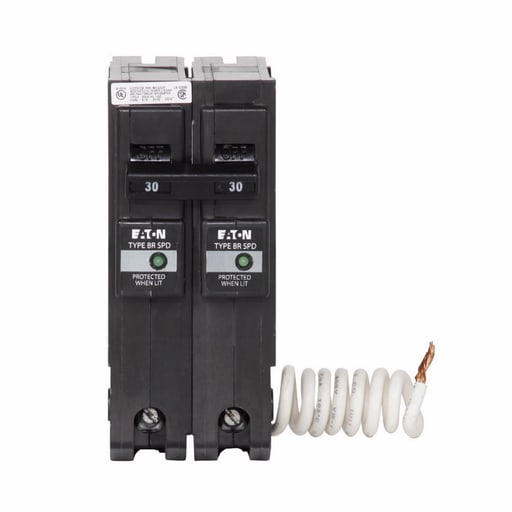 Cutler-Hammer / Eaton - Eaton Electrical BR230SUR 120/240 Volt 30 Amp 10 kaic 2-Pole Type BR Surge Breaker