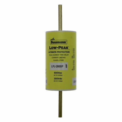 Bussmann Mfg. - Bussmann LPJ-200SP 200amp Dual-Element, Time-Delay Class J Fuse, 600Vac/300Vdc