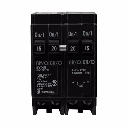 Cutler-Hammer / Eaton - Eaton Electrical BQC215220 1 Inch CTL Class Type BQC Plug-On Circuit Breaker