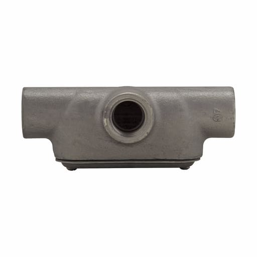 Crouse-Hinds - Crouse-Hinds Series T57 CG 1-1/2 Inch Cast Iron Form7 Type T Pre-Assembled Conduit Body and Cover with Gasket