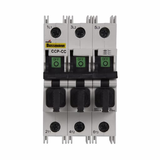 Bussmann Mfg. - Eaton Bussmann CCP-3-30CC 3-Pole Class Compact Circuit Protector