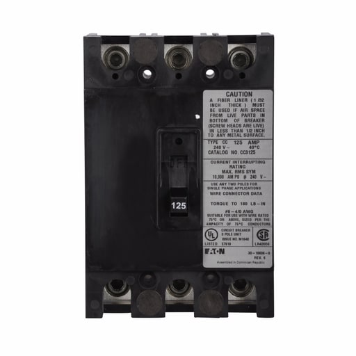 Cutler-Hammer / Eaton - Eaton Electrical CC3150 240 VAC 150 Amp 3-Pole Bolt-On Circuit Breaker