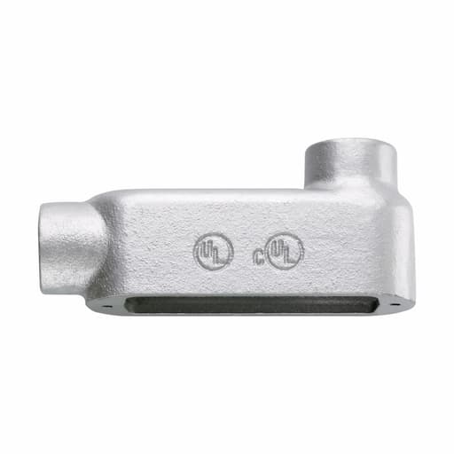 Crouse-Hinds - Crouse-Hinds LB250M 2-1/2" LB-Style Conduit Body, Form-5, Malleable Iron