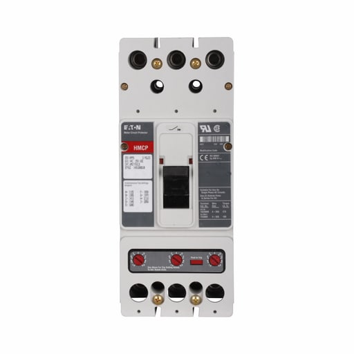 Cutler-Hammer / Eaton - Eaton Electrical HMCP250W5C 600 VAC 250 VDC 250 Amp 3-Pole Magnetic Molded Case Circuit Breaker