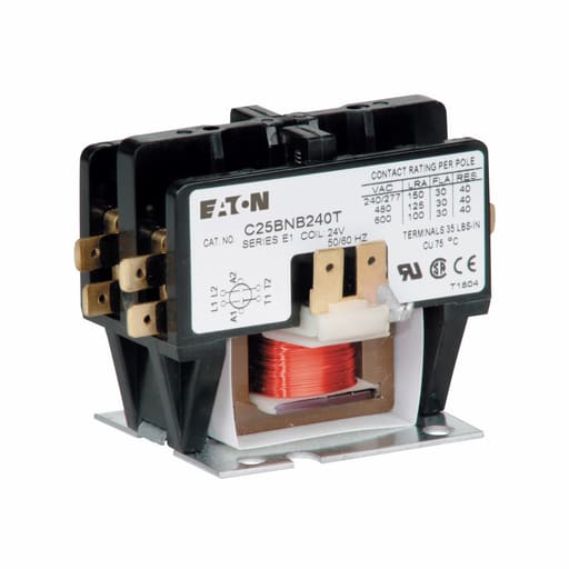 Cutler-Hammer / Eaton - Eaton C25BNB240B Definite Purpose Control Contactor