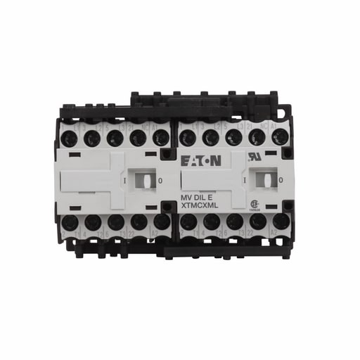 Cutler-Hammer / Eaton - Cutler-Hammer XTMR6A21A XT IEC mini contactor, 6.60A, 110 Vac 50 Hz, 120 Vac 60 Hz, 2NO-2NO, 6.60A, 45 mm mini, 50-60 Hz, 0.25, 0.75, 1/1.5, 2, 3, 3 hp(1/3PH@115, 200, 230/200, 230, 460, 575 V), Three-p