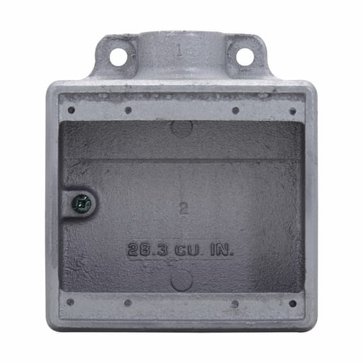Crouse-Hinds - Crouse-Hinds FD22 3/4" Hub, 2-Gang Deep Device Box