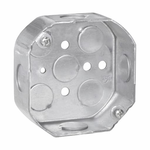Crouse-Hinds - Crouse-Hinds TP274 4" x 1-1/2" Steel Octagon Outlet Box