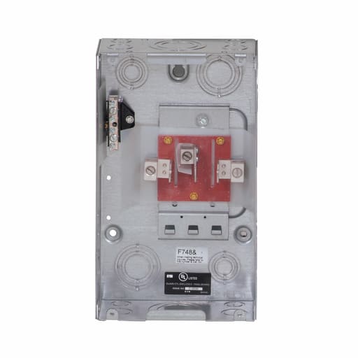 Cutler-Hammer / Eaton - Eaton Electrical 3BR3L100S 208 Star/120/240 VAC 100 Amp 3 Circuit 3-Phase 4-Wire 1 Inch Main Lug Load Center