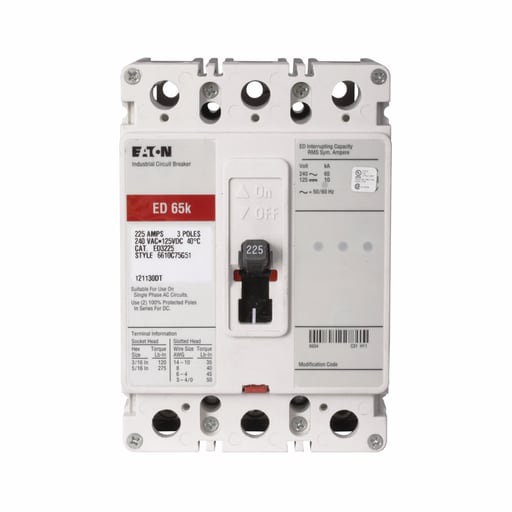 Cutler-Hammer / Eaton - Eaton Electrical ED3200 Series C F Frame Molded Case Circuit Breaker