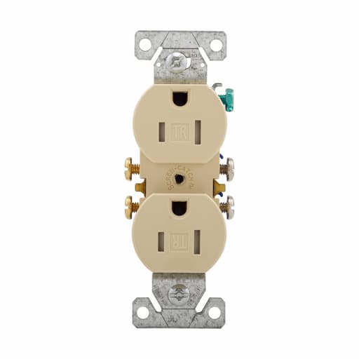 Cooper Wiring Device Arrow/Eagle - CWD TR270V RECP TR DUPLEX 15A 125V 2P3W STR IV
