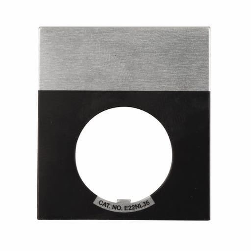 Cutler-Hammer / Eaton - ETN E22NL36 Jumbo blank legend plat