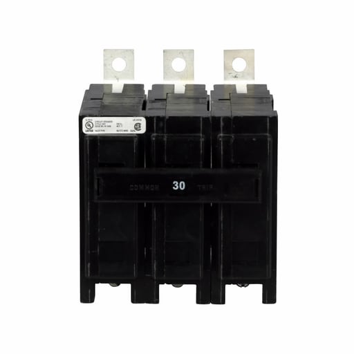 Cutler-Hammer / Eaton - Eaton Electrical QBHW3030H 240 VAC 30 Amp 3-Pole Thermal Magnetic Miniature Circuit Breaker