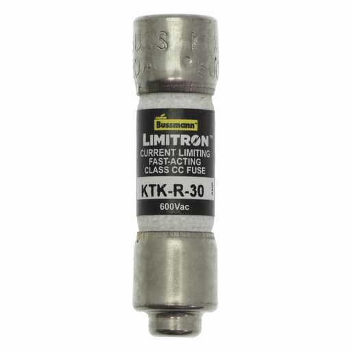 Bussmann Mfg. - Bussmann KTK-R-10 10amp Limitron™ Fast-Acting, Branch Circuit, Class-CC Fuse, Rejection-Type, 600Vac