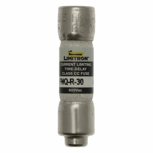 Bussmann Mfg. - Bussmann FNQ-R-30 30amp Limitron™ Time-Delay Branch Circuit Class-CC Fuse, Rejection-Type, 600Vac