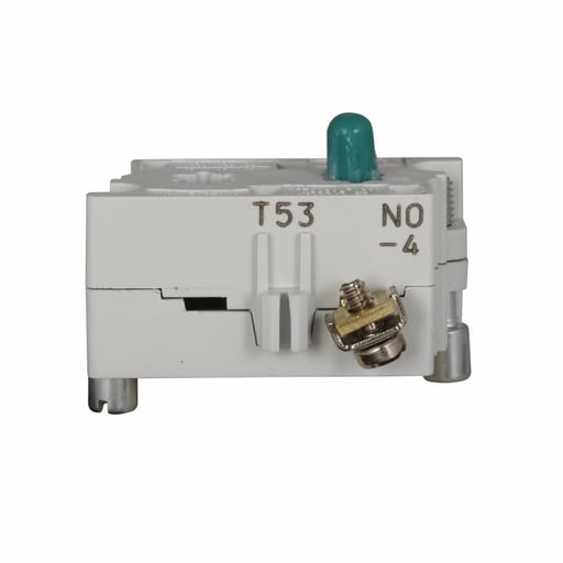 Cutler-Hammer / Eaton - Eaton Electrical 10250T53 30.5 mm 600 VAC 10 Amp 1NO Pressure Terminal Silver Standard Finger Proof Push Button Contact Block