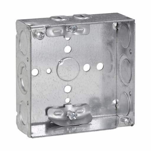 Crouse-Hinds - Crouse-Hinds Series TP444 4 x 4 x 1-1/2 Inch Steel Welded Square Outlet Box