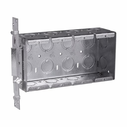 Crouse-Hinds - Crouse-Hinds Series TP633 7-3/8 x 2-1/2 x 3-3/4 Inch Steel 4-Gang Switch Box