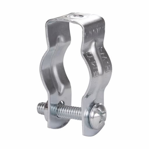 Crouse-Hinds - Crouse-Hinds Series 4 B 1-1/2 Inch Steel Rigid/EMT Conduit Hanger with Bolt