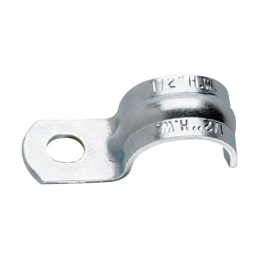 Crouse-Hinds - Crouse-Hinds Series 410 1/2 Inch Steel 1-Hole Snap-On Rigid Conduit Clamp