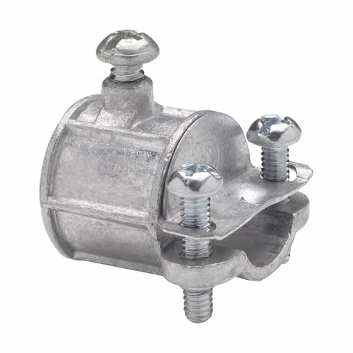 Crouse-Hinds - Crouse-Hinds Series 780DC 1/2 x 3/8 Inch Die-Cast Zinc EMT to FMC Combination Coupling