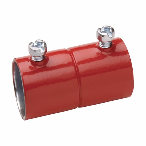 Crouse-Hinds - Crouse-Hinds 461-RED 3/4" EMT Set Screw Coupling, Red