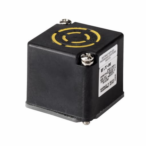 Cutler-Hammer / Eaton - Eaton Electrical E51DT1 0.5 Inch 20 to 264 VAC/VDC IP67 Shielded Inductive Proximity Sensor Head