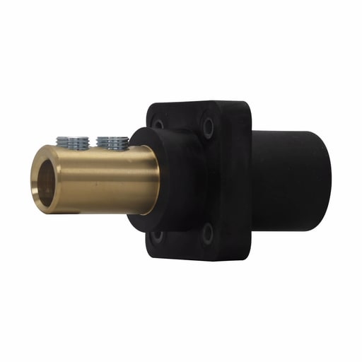 Crouse-Hinds - Crouse-Hinds Series E1016-1700 2 to 4/0 AWG Black Double Set Screw Male Receptacle