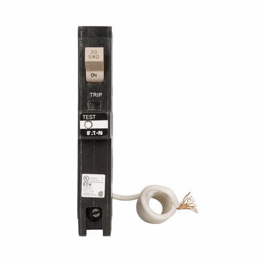 Cutler-Hammer / Eaton - Eaton Electrical CHFGF115PN 120 VAC 15 Amp 1-Pole Ground Fault Circuit Breaker