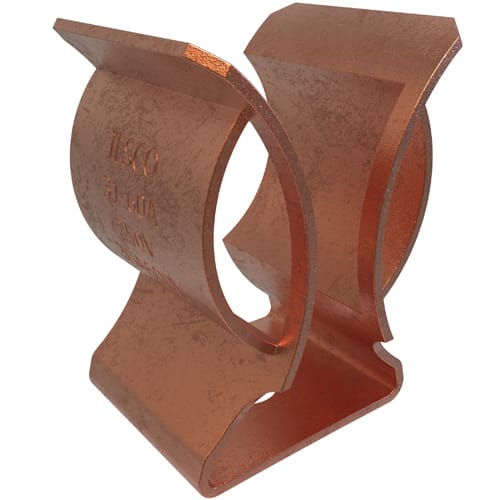 Ilsco - Ilsco C-12 Bronze Fuse Clip, #8 Bolt Size, 60 Amps, 250 V, Fuse Stop