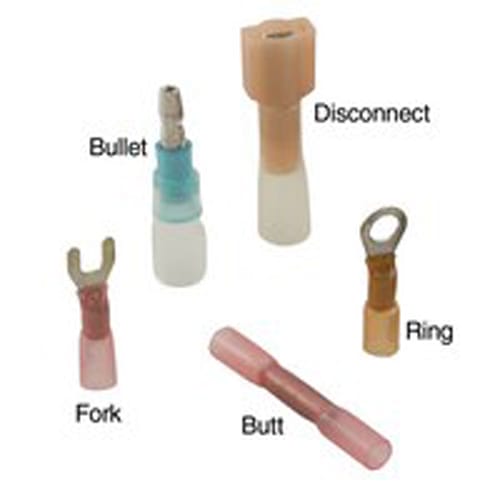 Ilsco - Ilsco 31519-B5 Crimp 'N Seal Ring Terminal, Conductor Size 8, 1/2in Bolt Size, Bag of 5