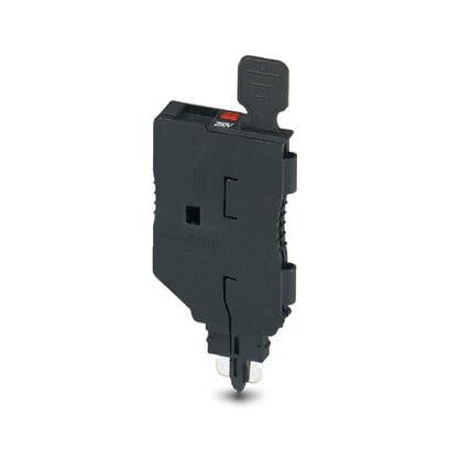 Phoenix Blocks - Phoenix Contact 3209264 6.3 Amp Black Polyamide Plug-In 5 x 20 Fuse Plug