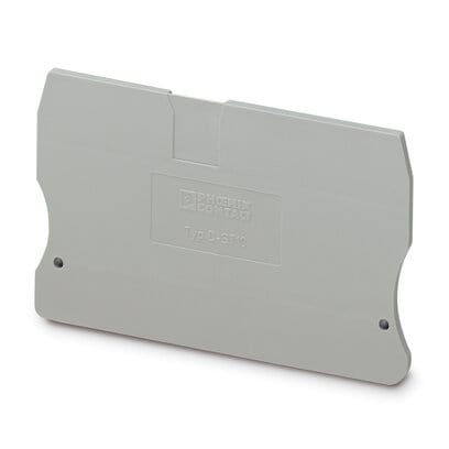 Phoenix Blocks - Phoenix Contact 3036644 71.5 x 2.2 x 49.9 mm Gray Polyamide Terminal Block End Cover