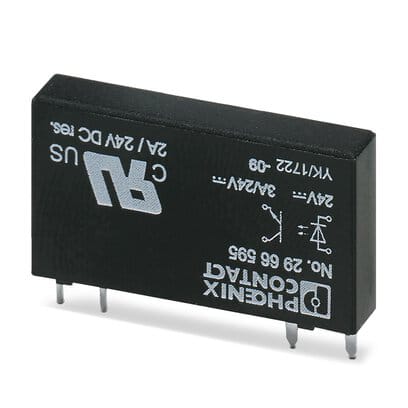 Phoenix Blocks - Phoenix Contact 2966595 OPT-24DC/24DC/2 Miniature Solid-State Relay