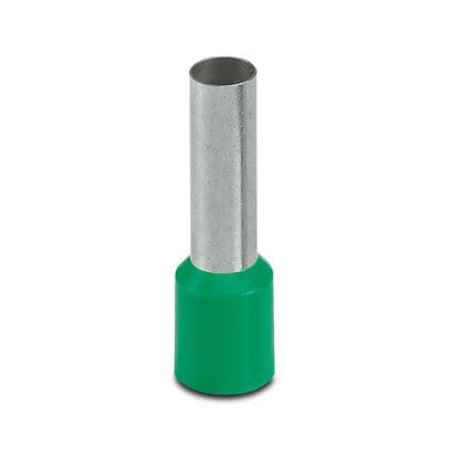 Phoenix Blocks - Phoenix Contact 3201330 18 mm Sleeve Green Tinned Electrolytic Copper Terminal Block Insulated Ferrule