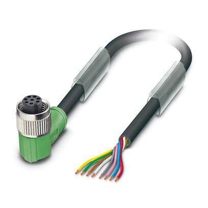 Phoenix Blocks - PHNX 1522626 SAC-8P- 1 5-PUR/M12FR M12 8-POSITION RIGHT ANGLE CONNECTOR CABLE