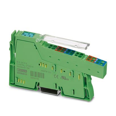 Phoenix Blocks - Phoenix Contact 2861234 24 VDC 40 mA 3-Conductor Din Rail Mount Digital Inline Terminal