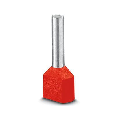 Phoenix Blocks - Phoenix Contact 3200988 17 mm 0.14 mm. Red Tinned Electrolytic Copper Ferrule