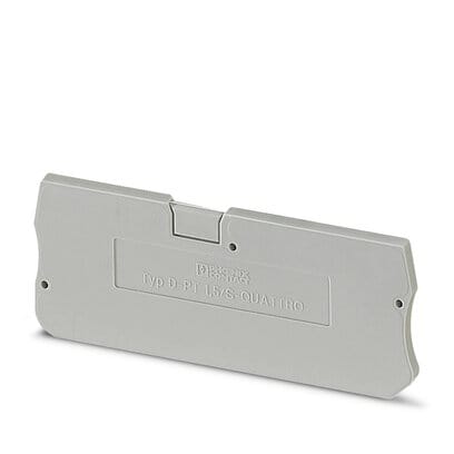 Phoenix Blocks - Phoenix Contact 3208375 63.2 x 2.2 x 24.3 mm Gray Polyamide Terminal Block End Cover